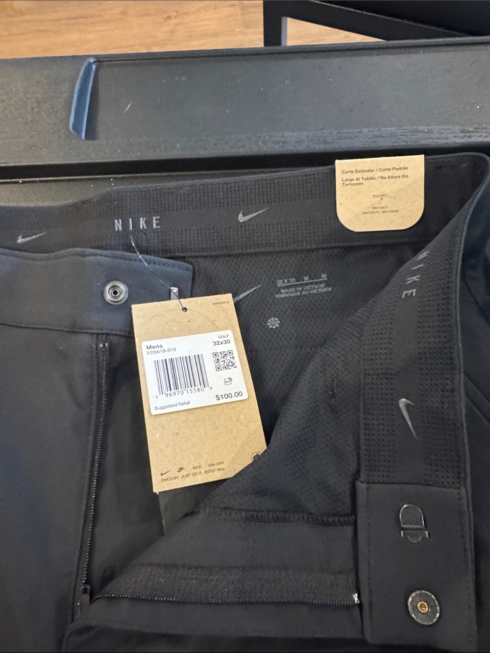 Nike Men’s Black Golf Performance Chinos